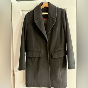Bardley Mischka Black Wool Coat